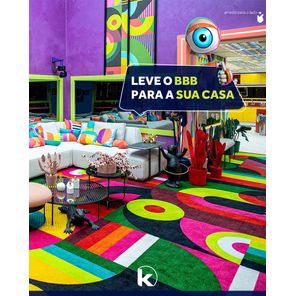 Tapete BBB Para Sala Colorido 2,00 x 2,50m - Kapazi