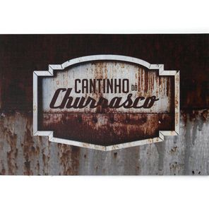 Tapete Churrasqueira Antiderrapante Comfort Cantinho Churrasco 60cm x 90cm Kapazi