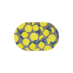 Tapete Antiderrapante Tropical 43cm x 65cm Limões Kapazi