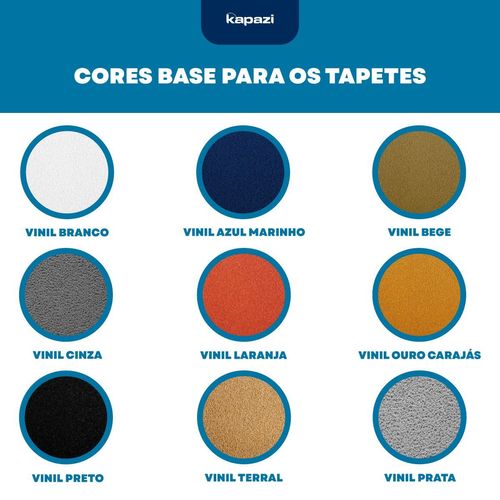 Tapete Vinil Super Print Personalizado 60x90cm Kapazi