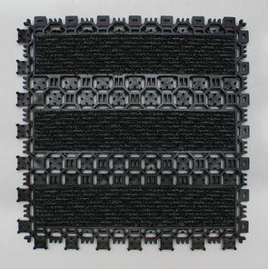 Tapete Superior 30cm x 30cm Preto Kapazi