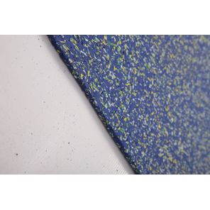 Piso Emborrachado Rubberkap Rolo 1m x 10m Azul Brasil Kapazi