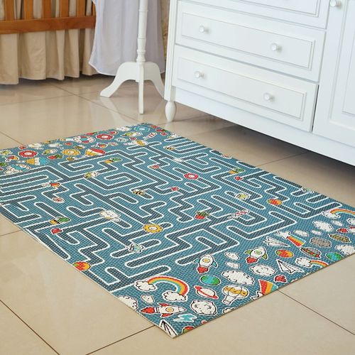 Tapete Brisa Infantil 100cm x 130cm Labirinto Kapazi