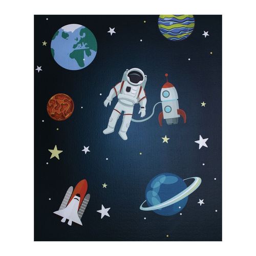 Tapete Comfort Kids Astronauta 100cm x 120cm - Kapazi