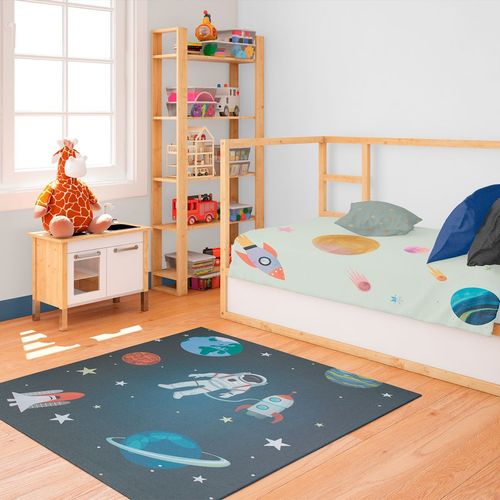 Tapete Comfort Kids Astronauta 100cm x 120cm - Kapazi