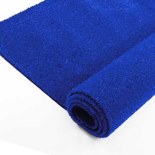Grama Sintética Base Latex 12mm Decorativa Azul M² Kapazi
