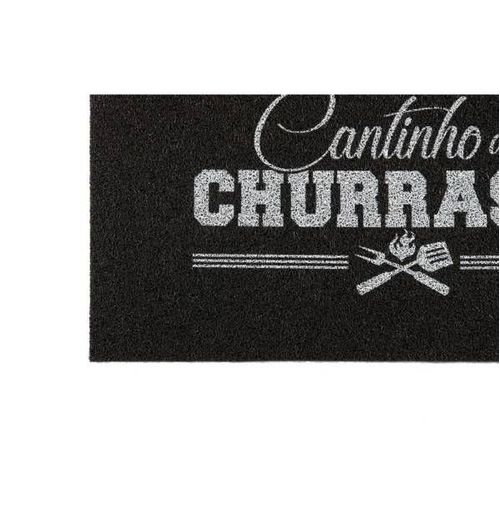 Tapete Vinil 40cmx75cm Cantinho do Churrasco Kapazi