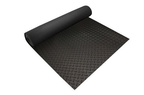 Piso Laminado 2mm Bus Rolo 1,3m x 15m Preto Kapazi