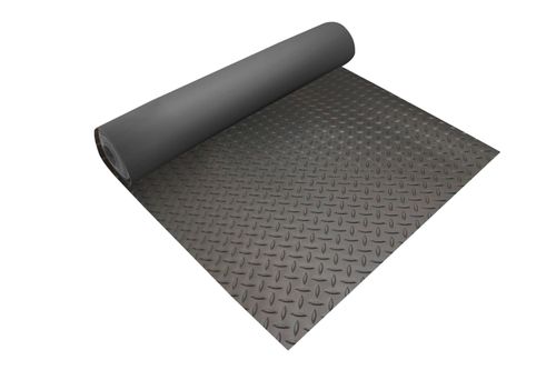 Piso Laminado 2mm Bus Rolo 2m x 10m Preto Kapazi