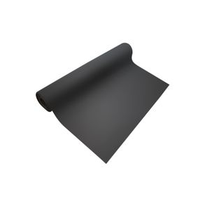 Piso Laminado 2mm Liso Rolo 1,3m x 15m Preto Kapazi