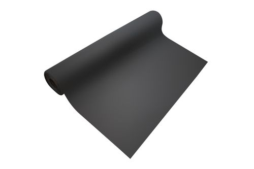 Piso Laminado 2mm Liso (Valor do m²) Preto Kapazi