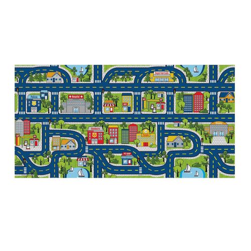 Tapete Brisa Infantil Rolo 1,3m x 15m Pista Kapazi