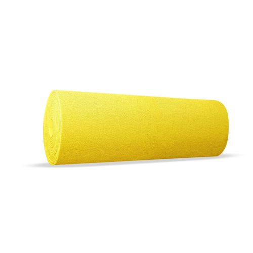 Tapete Vinil Silver 10mm em Rolo 1,2m x 12m Base Fundida Amarelo Kapazi