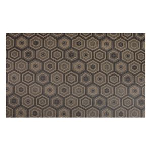 Passadeira Flex Antiderrapante Rolo 60cm x 15m Hexa Cinza Kapazi