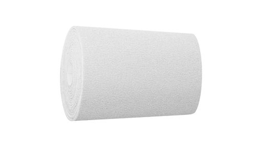 Tapete Vinil Silver 10mm em Rolo 60cm x 12m Base Fundida Branco Kapazi