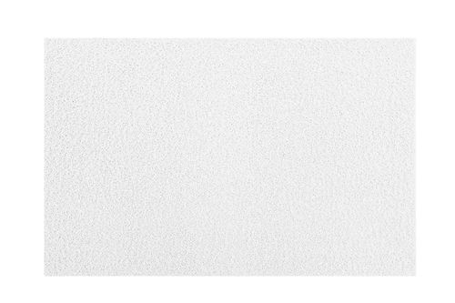 Tapete Vinil Silver 10mm em Rolo 60cm x 12m Base Fundida Branco Kapazi