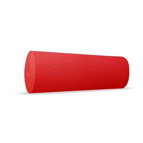 Tapete Vinil 12mm em Rolo 1m x 12m Alto Tráfego Vermelho Kapazi