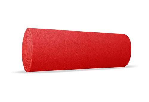 Tapete Vinil Gold 10mm em Rolo 1,2m x 12m Base Fundida Vermelho Kapazi