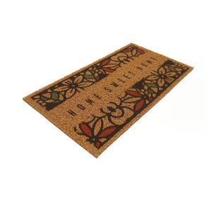 Tapete de Entrada Vinil Terral 40cm x 60cm Flores Kapazi