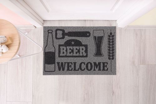 Capacho Vinil SuperPrint 40cm x 60cm Beer Kapazi