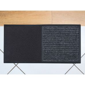 Tapete Sanitizante Preto 2 em 1. 40cmx78cm Kapazi