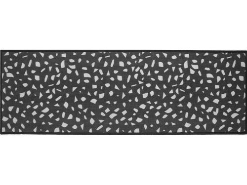 Passadeira para Cozinha Cleankasa 50cm x 1,2m Terrazzo Black Kapazi