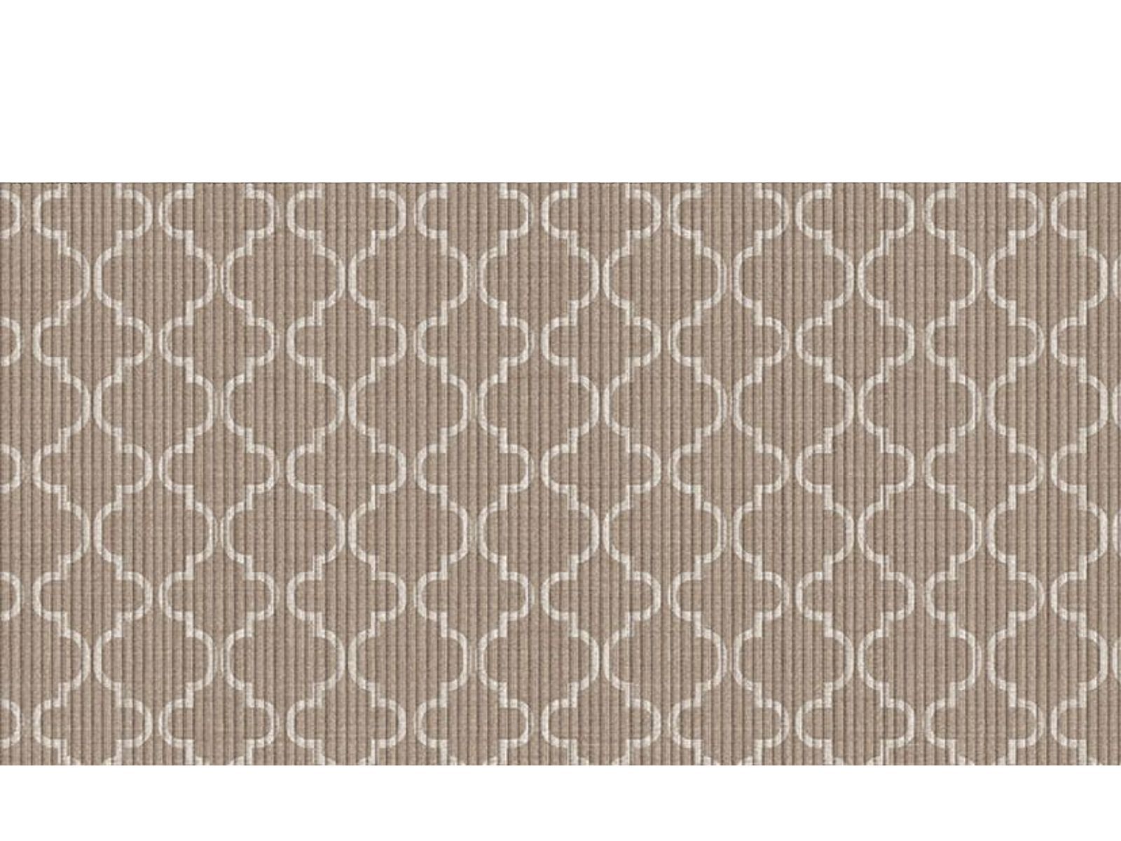Passadeira Cozinha Tropical Árabe Bege 43cm x 130cm Kapazi - Kapazi