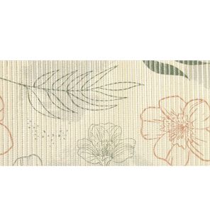 Passadeira Antiderrapante Tropical 43cm x 130cm Floral Delicado Kapazi