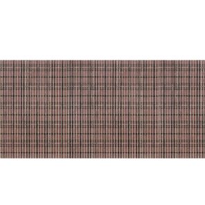 Passadeira Antiderrapante Tropical 43cm x 1,30m Xadrez Marrom Kapazi