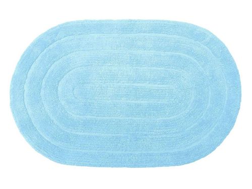 Tapete Allegro 40cm x 60cm Azul Céu Oval Kapazi