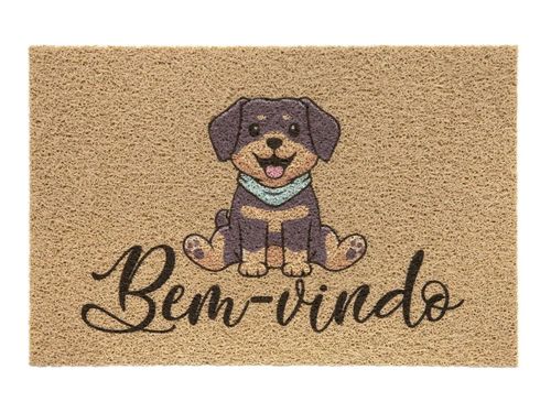 Capacho de Entrada Vinil 40cm x 60cm Dog Cute Kapazi