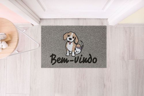 Capacho Vinil Pet 40cm x 60cm Welcome Beagle Kapazi