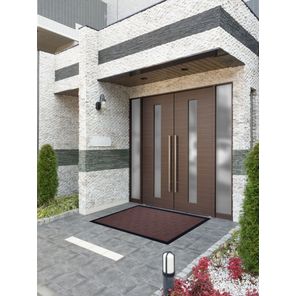 Tapete Waterkap Comercial 60cm x 90cm Marrom Kapazi