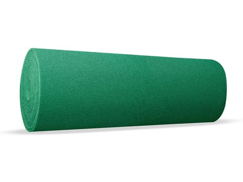 Tapete Vinil Silver 10mm Rolo 1,2m x 12m Base Fundida Verde Bandeira Kapazi