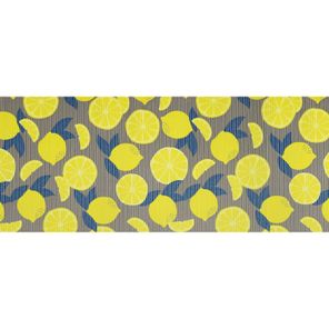Passadeira Antiderrapante Tropical Rolo 43cm x 15m Limões Kapazi