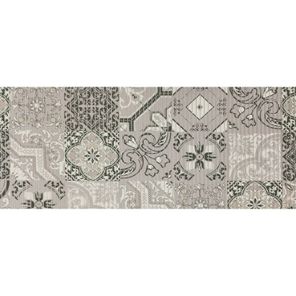 Tapete Antiderrapante Tropical Rolo 43cm x 15m Azulejo Cinza Kapazi