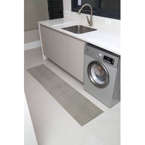 Tapete Antiderrapante Tropical Rolo 43cm x 15m Hexagonal Bege Kapazi