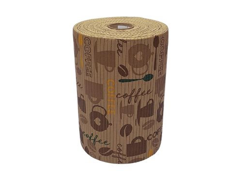 Tapete Antiderrapante Tropical Rolo 43cm x 15m Coffee Kapazi