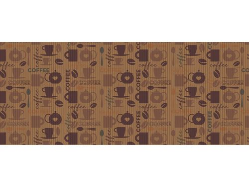 Tapete Antiderrapante Tropical Rolo 43cm x 15m Coffee Kapazi