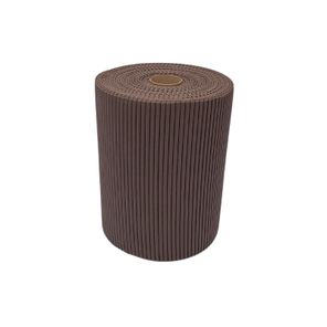 Tapete Antiderrapante Rolo 43cm x 15m Tropical Marrom Café Kapazi