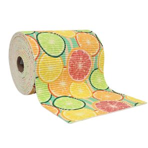 Tapete Antiderrapante Tropical Rolo 65cm x 15m Cítrico Kapazi
