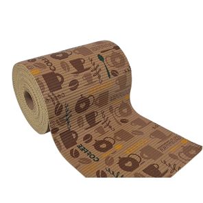 Tapete Antiderrapante Tropical Rolo 65cm x 15m Coffee Kapazi