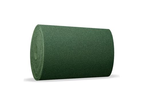 Tapete Vinil Silver 10mm em Rolo 60cm x 12m Base Fundida Verde Musgo Kapazi