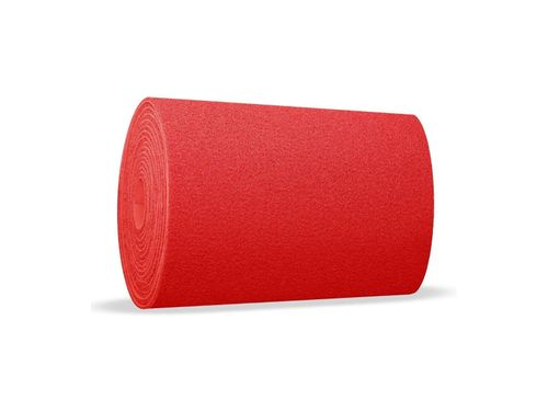 Tapete Vinil Silver 10mm em Rolo 60cm x 12m Base Fundida Vermelho Kapazi