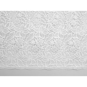 Trilho de Mesa Rendeira Rolo 50cm x 20m Branco Flor Kapazi