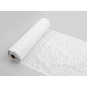 Trilho de Mesa Rendeira Rolo 50cm x 20m Branco Quadrado Kapazi