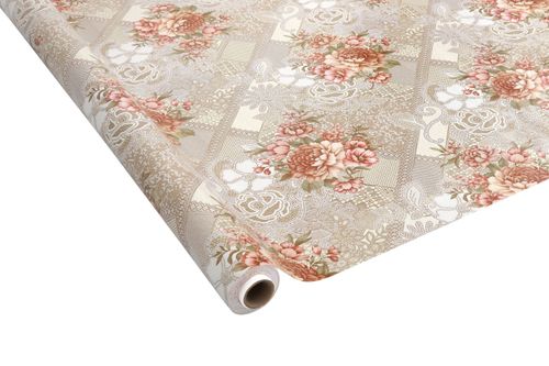 Toalha de Mesa Classic Rolo 1,37m x 20m Floral Clássico Kapazi