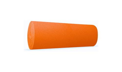 Tapete Vinil Silver 10mm em Rolo 1,2m x 12m Base Fundida Laranja Kapazi