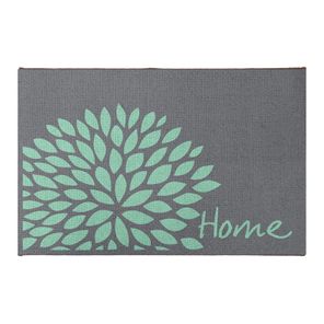 Tapete Capacho Cleankasa 40cm X 60cm Home Cinza Kapazi