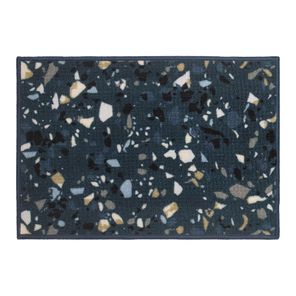 Tapete para Cozinha Cleankasa 50cm x 75cm Terrazzo Azul Kapazi